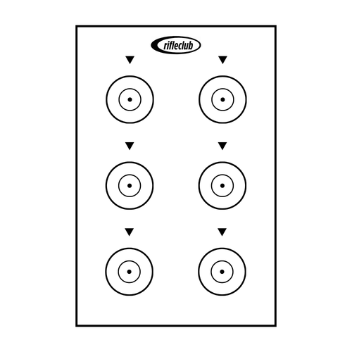 Adhesive Targets – 25 Pack
